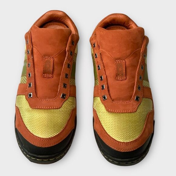 Jhung Yuro Hiker Low Sneaker Luxury Leather Shoes CASHEW BROWN US 10.5/EUR 44-45 main image 4